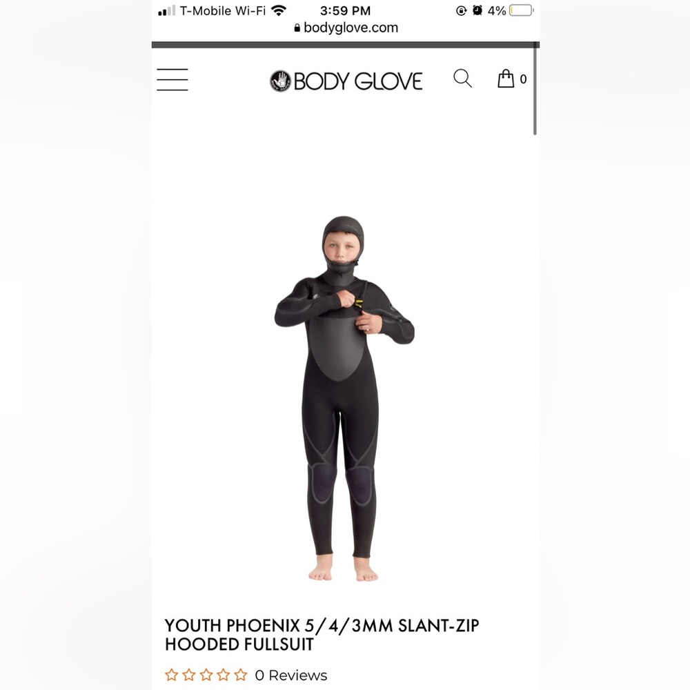 Junior wetsuit - 5/4 Hooded Full